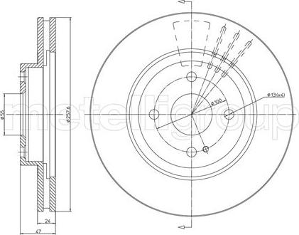 Fri.Tech. BD0512 - Əyləc Diski furqanavto.az