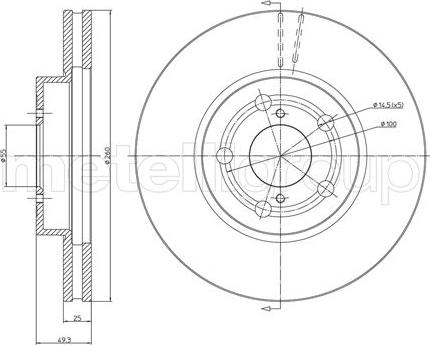 Fri.Tech. BD0517 - Əyləc Diski furqanavto.az