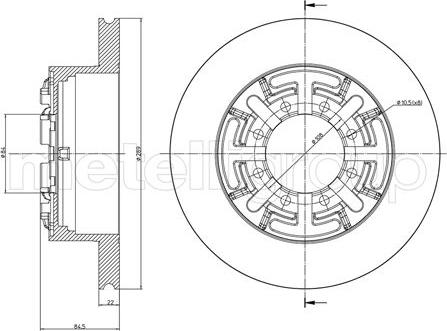 Fri.Tech. BD0589 - Əyləc Diski furqanavto.az