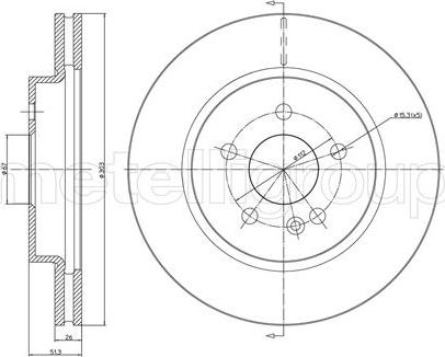 Fri.Tech. BD0535 - Əyləc Diski furqanavto.az