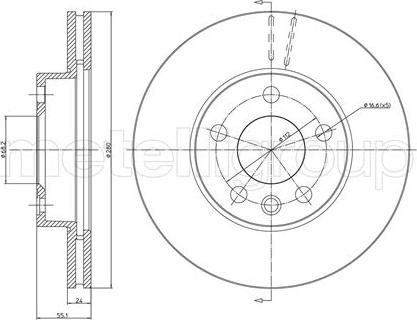 Fri.Tech. BD0531 - Əyləc Diski furqanavto.az