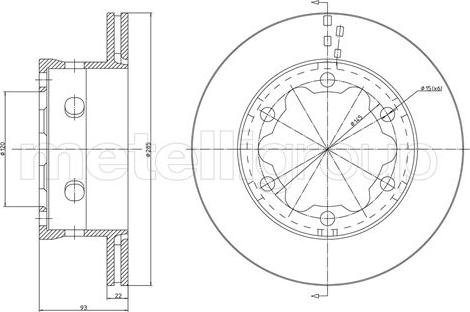 Fri.Tech. BD0538 - Əyləc Diski furqanavto.az