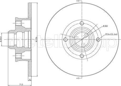 Fri.Tech. BD0575 - Əyləc Diski furqanavto.az