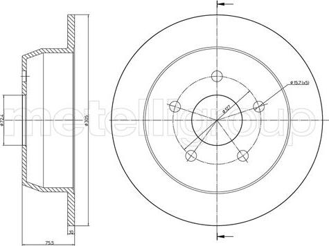 Fri.Tech. BD0696 - Əyləc Diski furqanavto.az