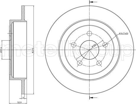 Fri.Tech. BD0690 - Əyləc Diski furqanavto.az