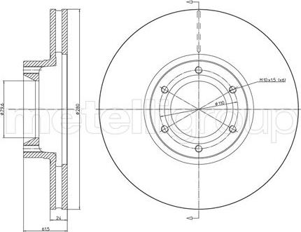 Fri.Tech. BD0665 - Əyləc Diski furqanavto.az