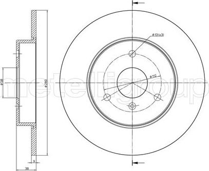 Fri.Tech. BD0660 - Əyləc Diski furqanavto.az