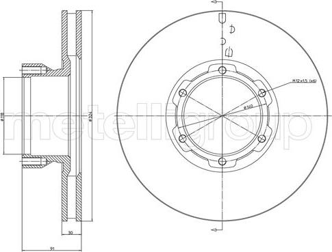 Fri.Tech. BD0602 - Əyləc Diski furqanavto.az