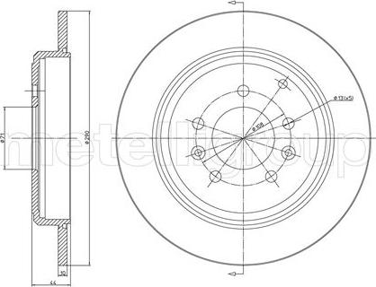 Fri.Tech. BD0639 - Əyləc Diski furqanavto.az