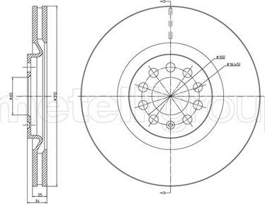 Fri.Tech. BD0636 - Əyləc Diski furqanavto.az