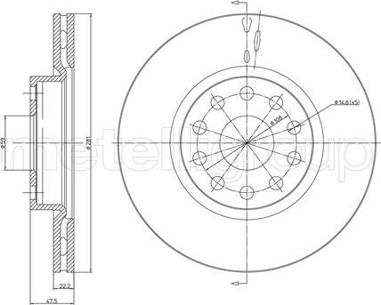 Fri.Tech. BD0677 - Əyləc Diski furqanavto.az