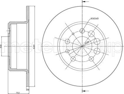 Fri.Tech. BD0046 - Əyləc Diski furqanavto.az