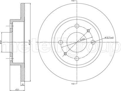 Fri.Tech. BD0040 - Əyləc Diski furqanavto.az