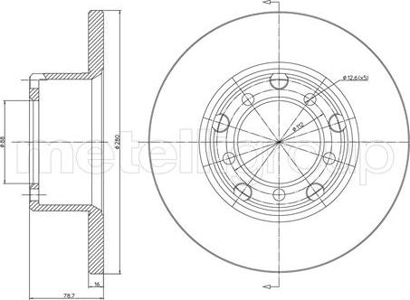 Fri.Tech. BD0041 - Əyləc Diski furqanavto.az