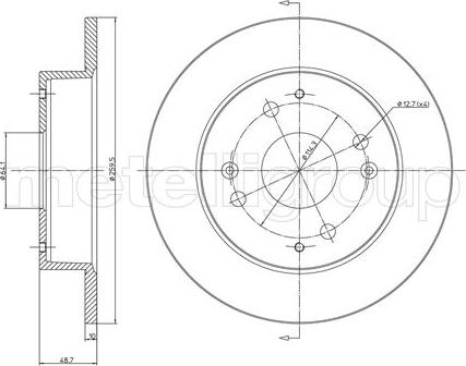 Fri.Tech. BD0052 - Əyləc Diski furqanavto.az