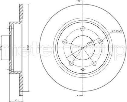 Fri.Tech. BD0063 - Əyləc Diski furqanavto.az