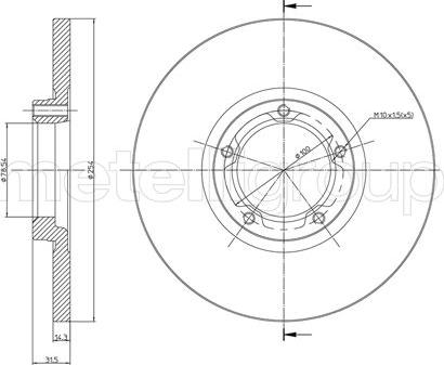 Fri.Tech. BD0006 - Əyləc Diski furqanavto.az