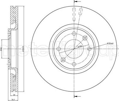 Fri.Tech. BD0088 - Əyləc Diski furqanavto.az