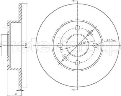 Fri.Tech. BD0030 - Əyləc Diski furqanavto.az