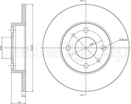 Fri.Tech. BD0032 - Əyləc Diski furqanavto.az