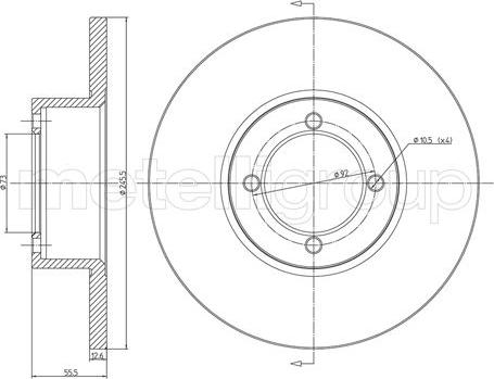 Quinton Hazell HP55141 - Əyləc Diski furqanavto.az