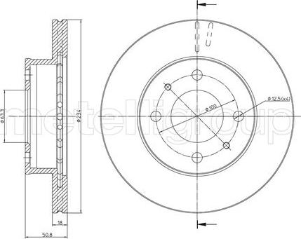 Fri.Tech. BD0141 - Əyləc Diski furqanavto.az