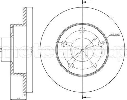 Fri.Tech. BD0154 - Əyləc Diski furqanavto.az