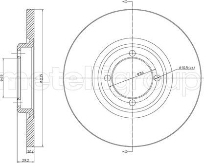 Fri.Tech. BD0169 - Əyləc Diski furqanavto.az