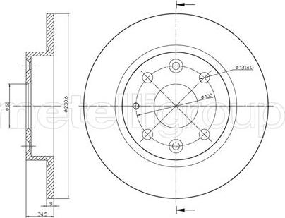 Fri.Tech. BD0106 - Əyləc Diski furqanavto.az