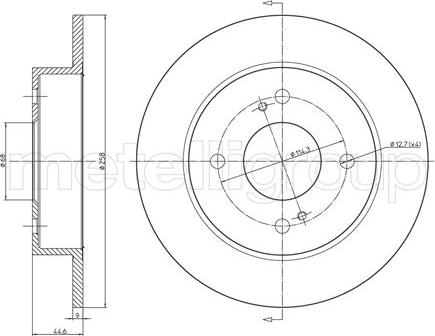 Fri.Tech. BD0102 - Əyləc Diski furqanavto.az