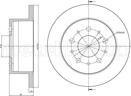 Fri.Tech. BD0114 - Əyləc Diski furqanavto.az