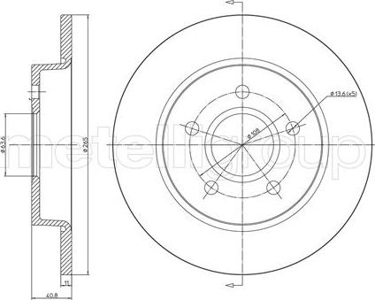 Fri.Tech. BD0116 - Əyləc Diski furqanavto.az