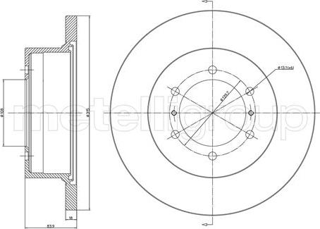 Fri.Tech. BD0111 - Əyləc Diski furqanavto.az