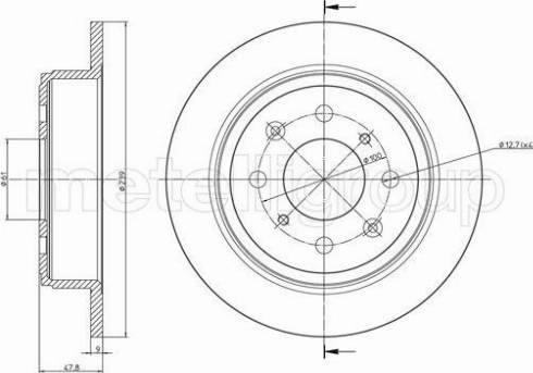 Fri.Tech. BD0113 - Əyləc Diski furqanavto.az