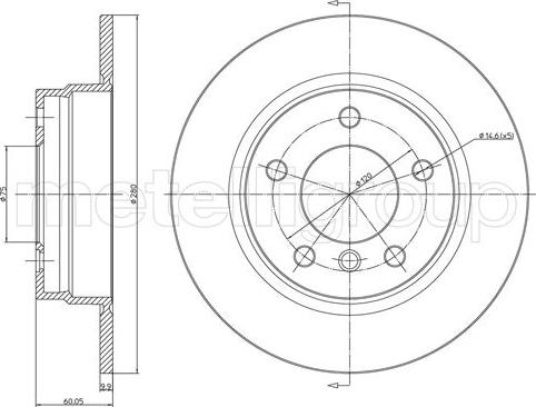 Fri.Tech. BD0128 - Əyləc Diski furqanavto.az