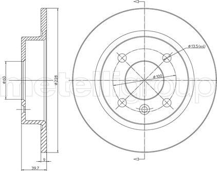 Fri.Tech. BD0173 - Əyləc Diski furqanavto.az