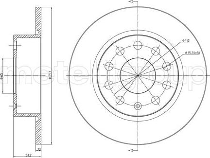 Fri.Tech. BD0867 - Əyləc Diski furqanavto.az