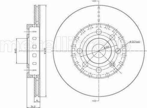 Fri.Tech. BD0801 - Əyləc Diski furqanavto.az