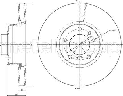 Fri.Tech. BD0808 - Əyləc Diski furqanavto.az