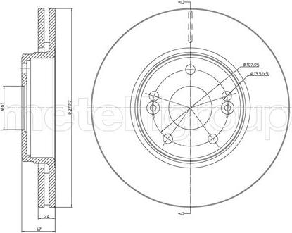 Fri.Tech. BD0814 - Əyləc Diski furqanavto.az