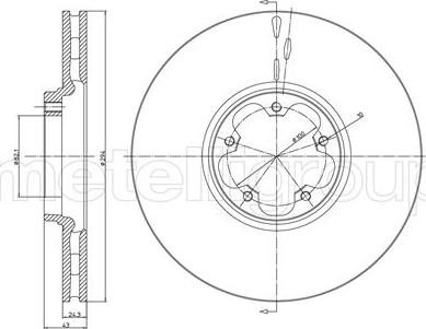 Fri.Tech. BD0810 - Əyləc Diski furqanavto.az