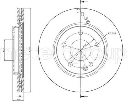 Fri.Tech. BD0811 - Əyləc Diski furqanavto.az