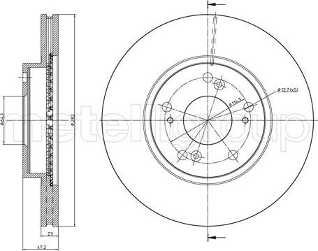 Fri.Tech. BD0880 - Əyləc Diski furqanavto.az