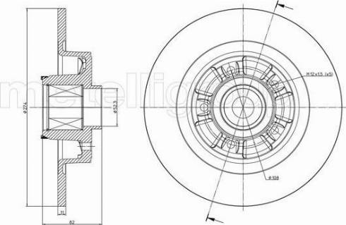 Fri.Tech. BD0832 - Əyləc Diski www.furqanavto.az