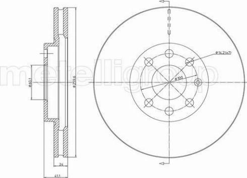 Fri.Tech. BD0837 - Əyləc Diski furqanavto.az