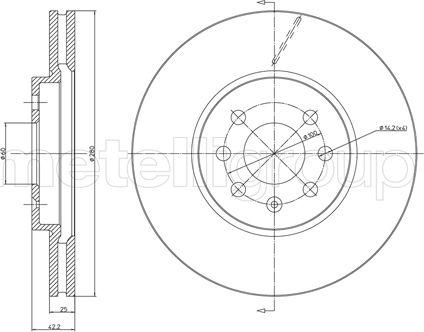 Fri.Tech. BD0391 - Əyləc Diski furqanavto.az