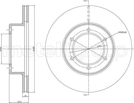 Fri.Tech. BD0346 - Əyləc Diski furqanavto.az