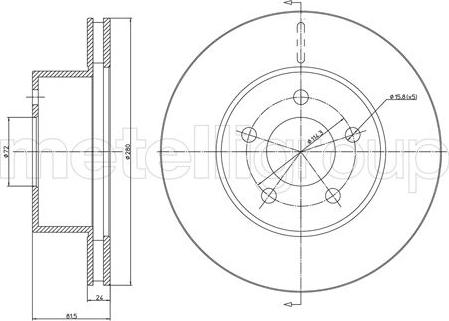 Fri.Tech. BD0359 - Əyləc Diski furqanavto.az