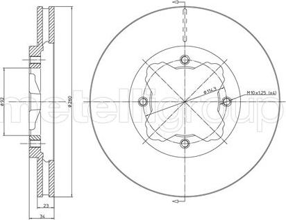 Fri.Tech. BD0355 - Əyləc Diski furqanavto.az