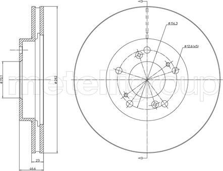 Fri.Tech. BD0358 - Əyləc Diski furqanavto.az